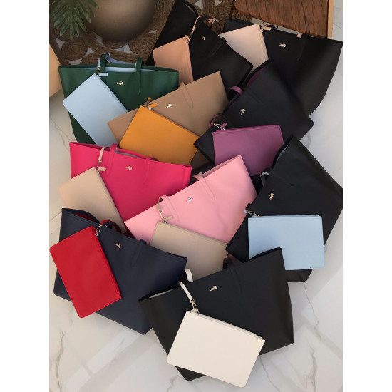 شنطة كتف لاكوست دبل فيس هاي كوالتي