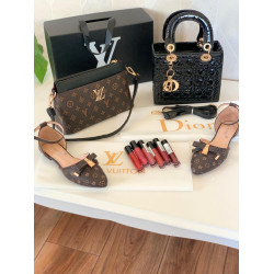 بكج ماركه لويس فيتون وصندل و شنطه ديور
